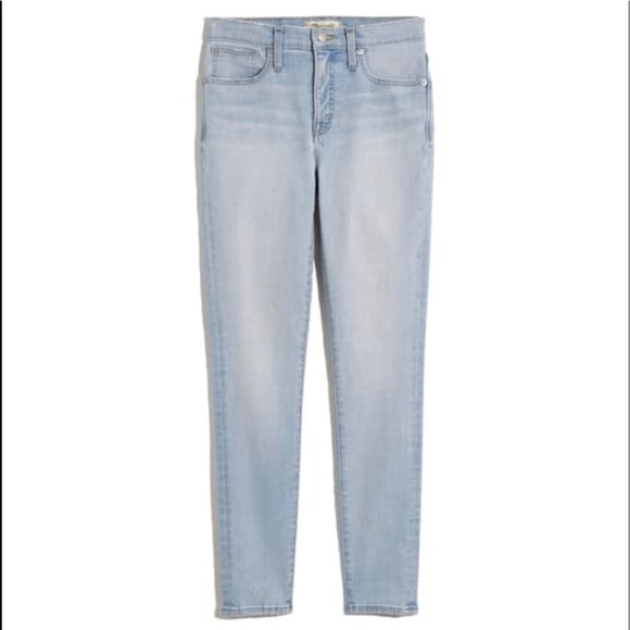 Madewell Mid Rise Zipper fly Skinny Cropped Jeans - Picture 6 of 10